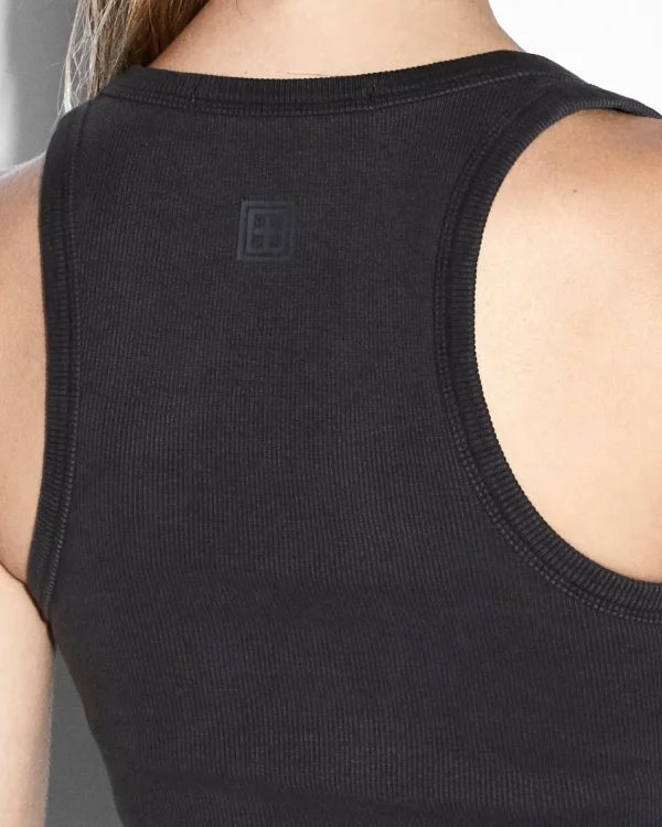 Ksubi Tops-3X4 Origin Tank Washed Black